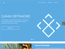 Tablet Screenshot of gamaoffshore.com